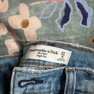 Abercrombie & Fitch Blue High Rise Jeans